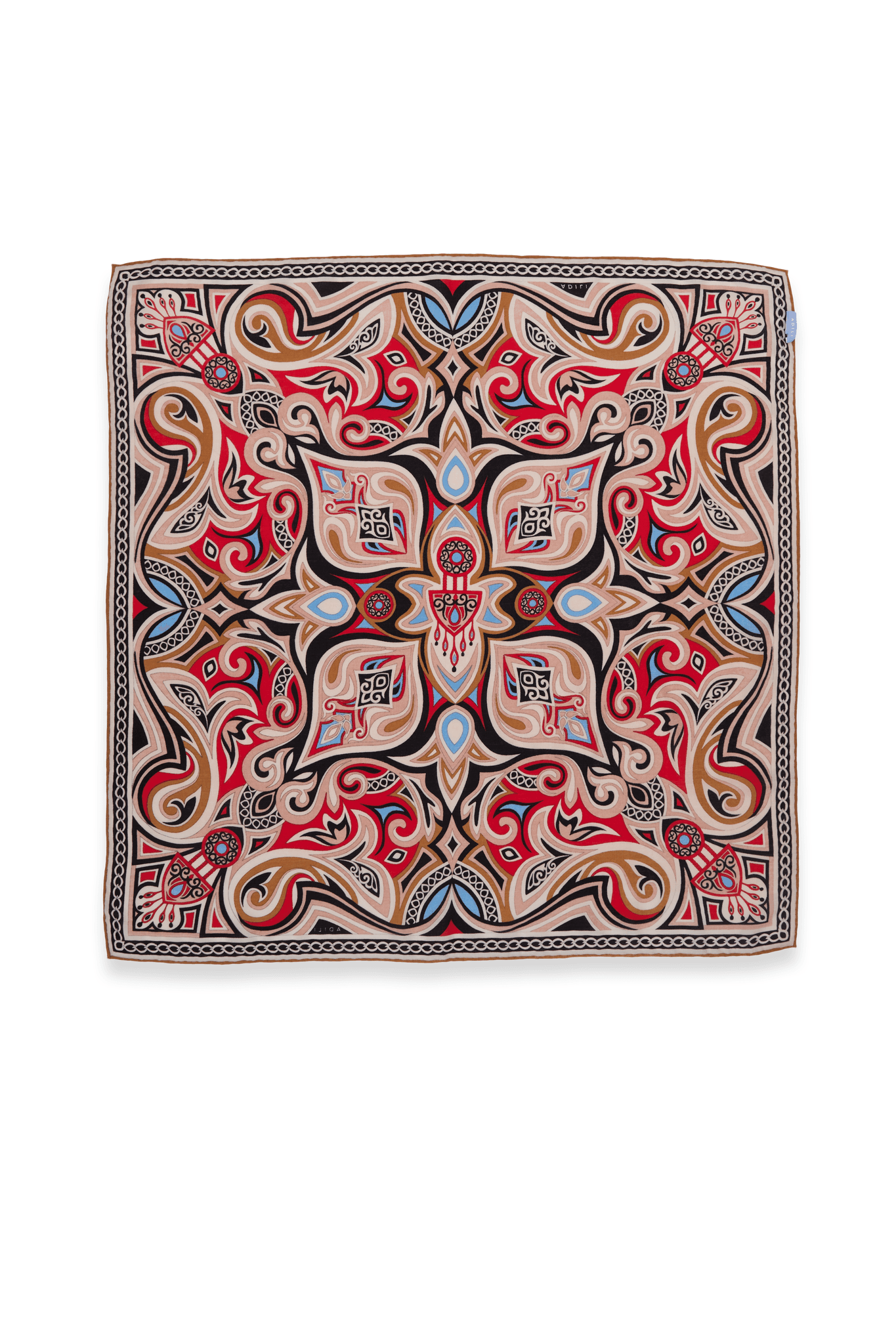 ПЛАТОК | 90х90 см | (120-20) шелк-шерсть