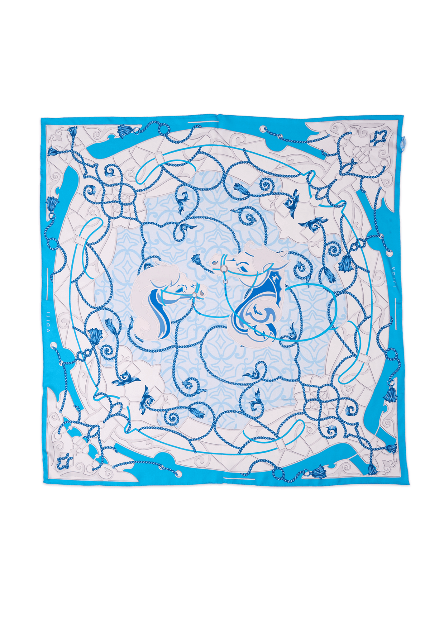 ПЛАТОК ШЕЛК ДВУХСТОРОННИЙ | 90х90 см | "Қос тыныс"