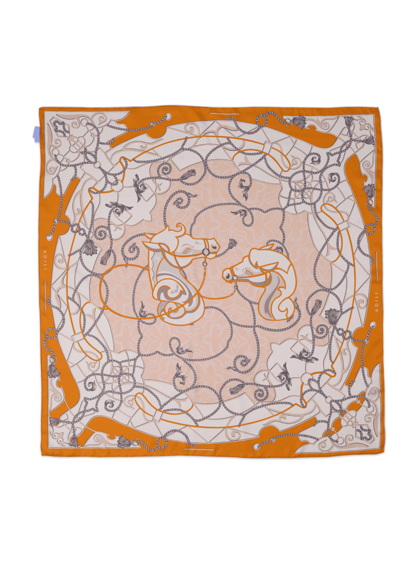 ПЛАТОК ШЕЛК ДВУХСТОРОННИЙ | 90х90 см | "Қос тыныс"