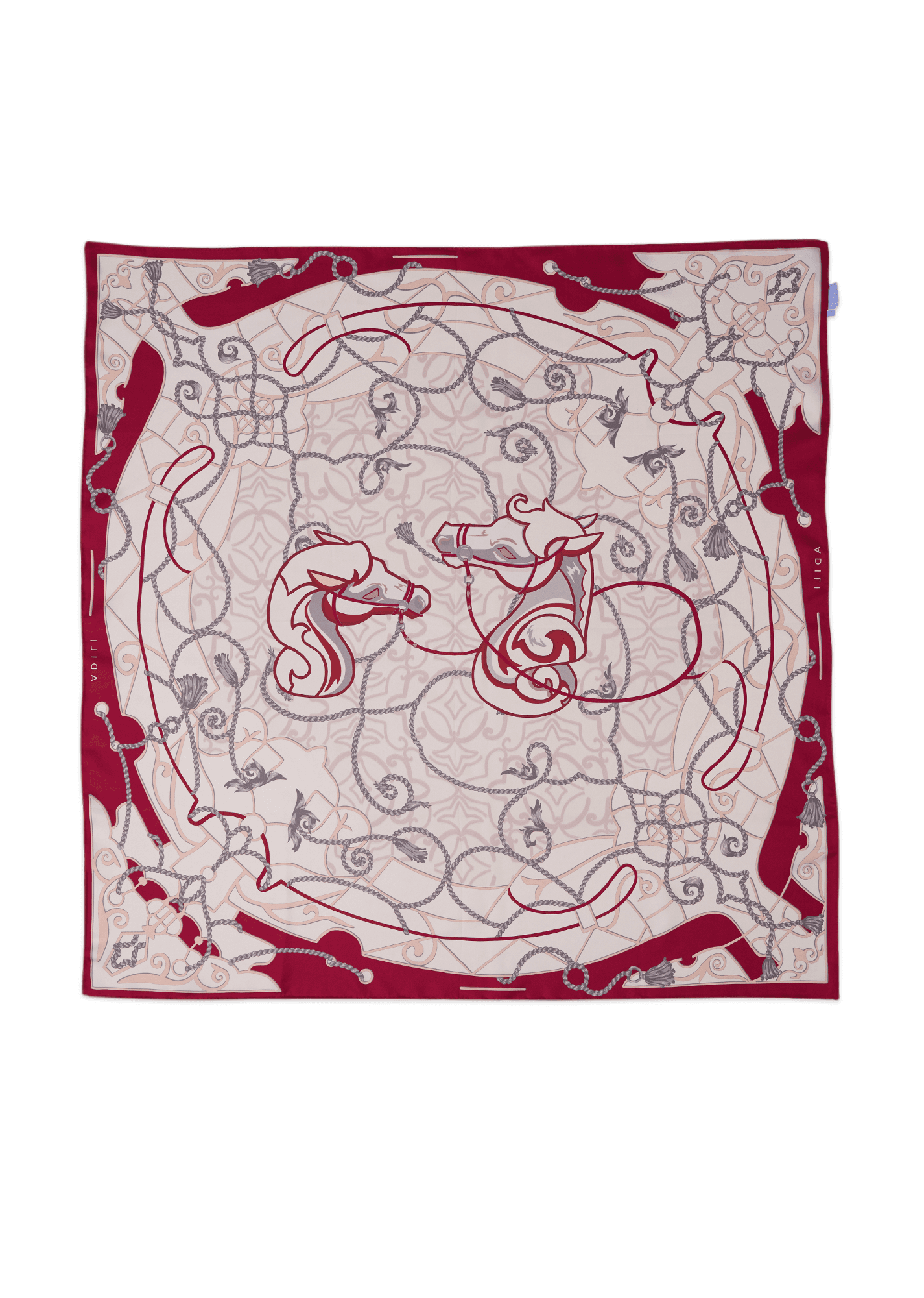 ПЛАТОК ШЕЛК ДВУХСТОРОННИЙ | 90х90 см | (325-04) "Қос тыныс"