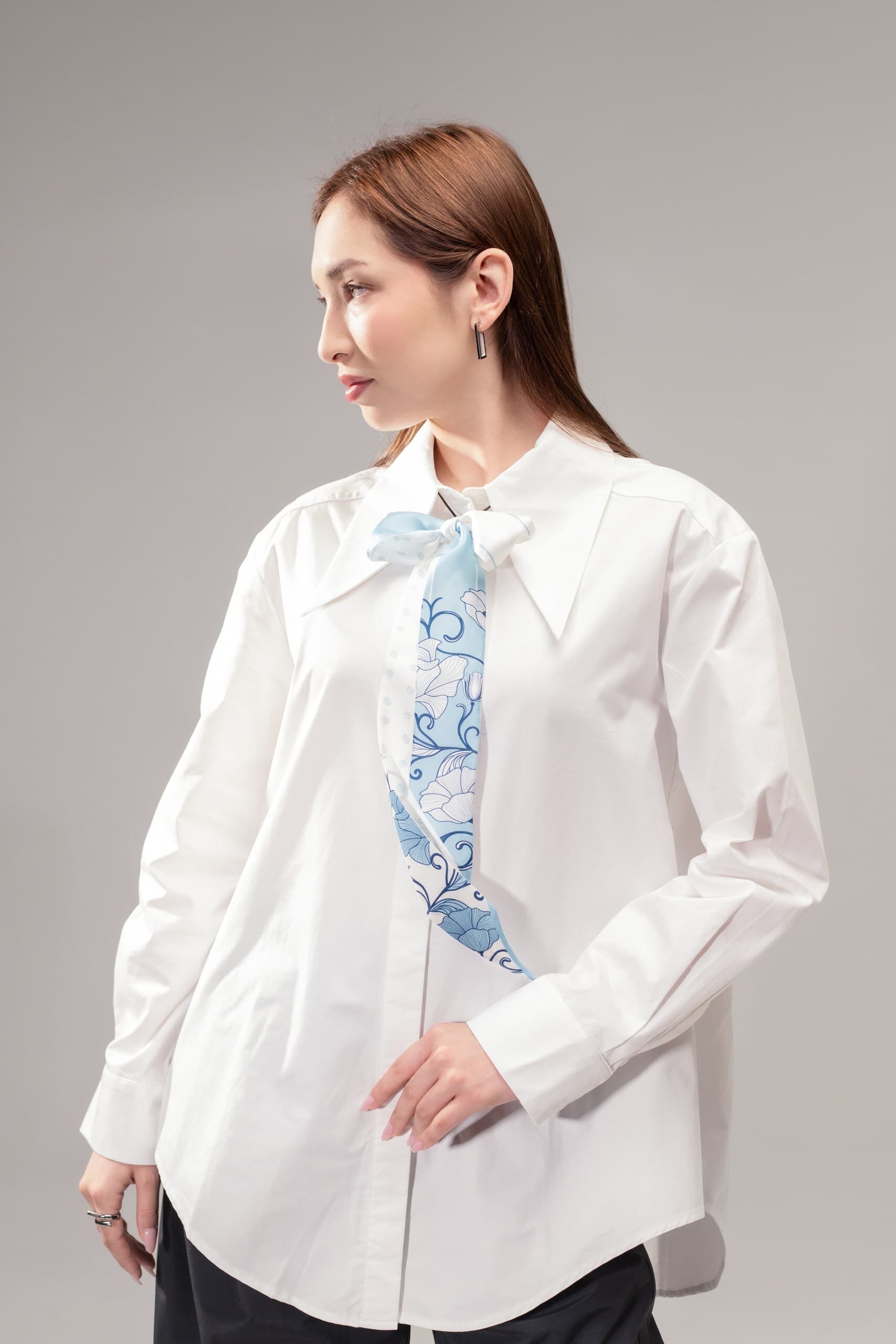 Твилли принтованный, шелк