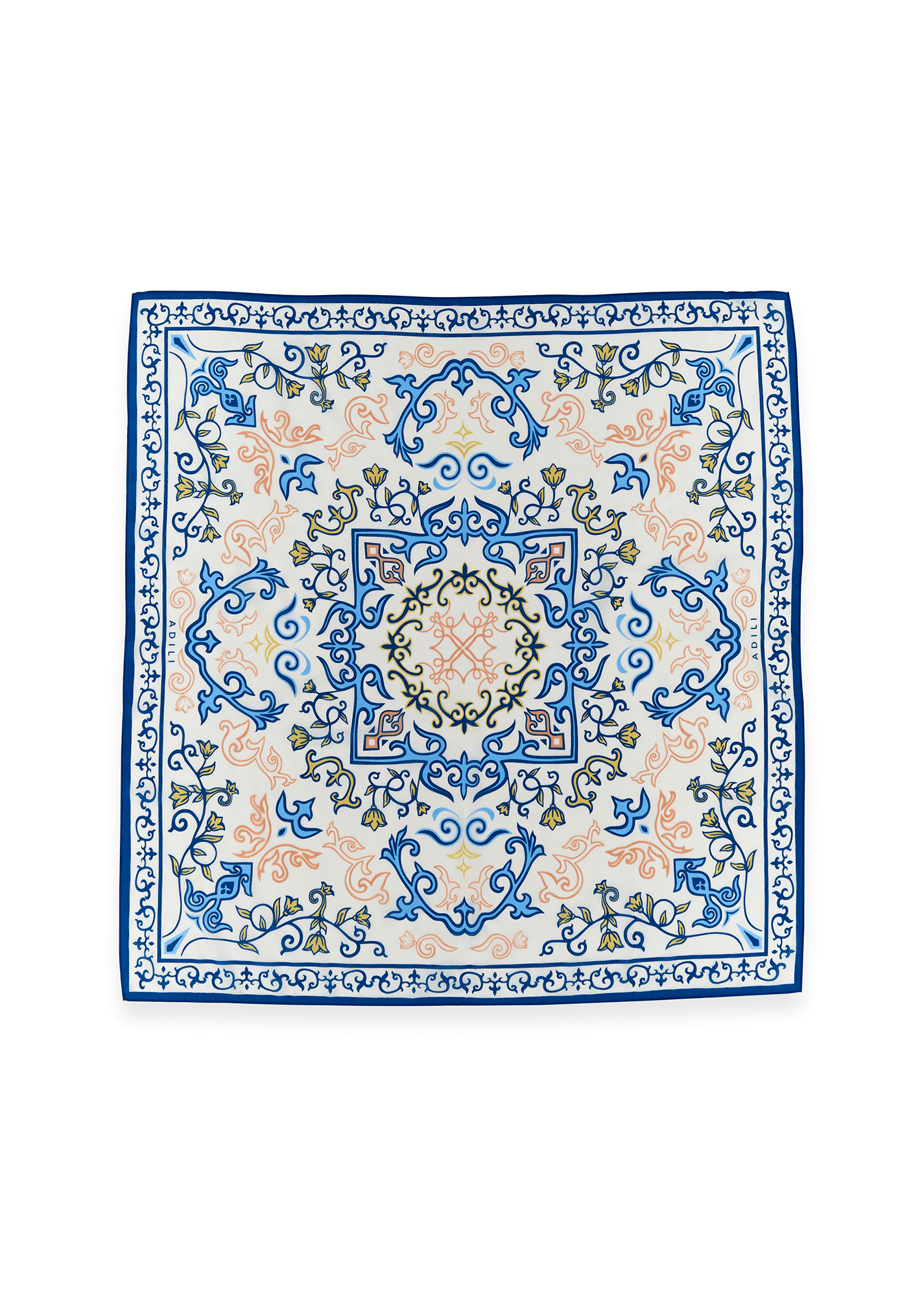 Платок шелк 100х100, рисунок 241-03